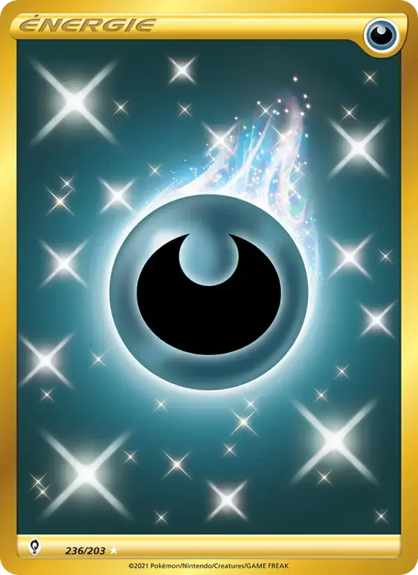 Carte Pokémon Énergie Obscurité #236 — Évolution Céleste