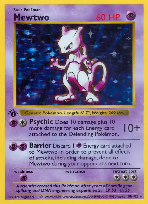 Mewtwo #10 — Base Set