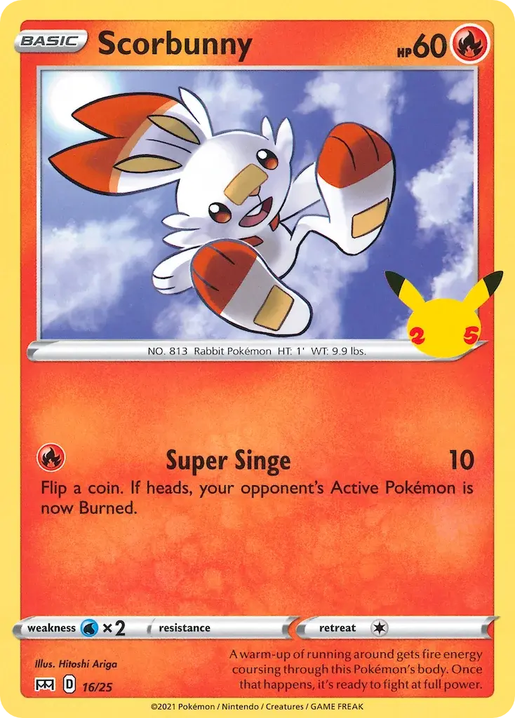 Carte Pokémon Flambino #16 — 2021 Promo McDonald's