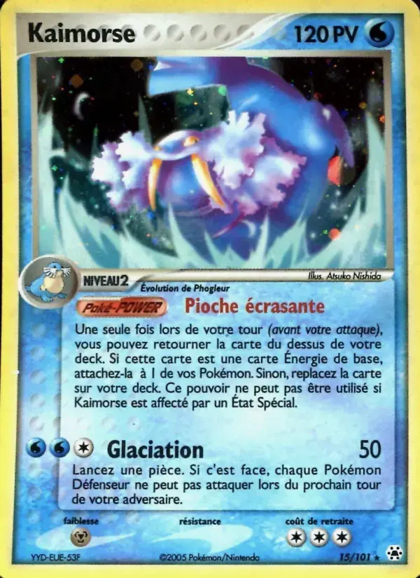 Carte Pokémon Kaimorse #15 — Légendes Oubliées
