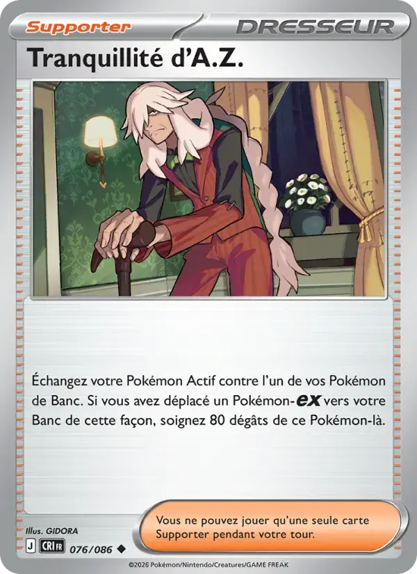 Carte Pokémon Tranquillité d'A.Z. #076 — Chaos Ascendant