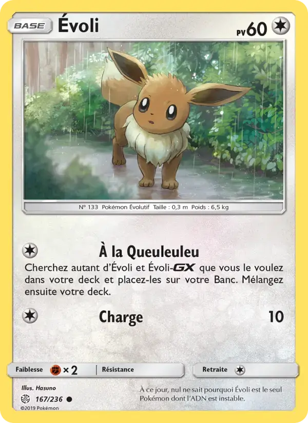 Carte Pokémon Évoli #167 — Éclipse Cosmique