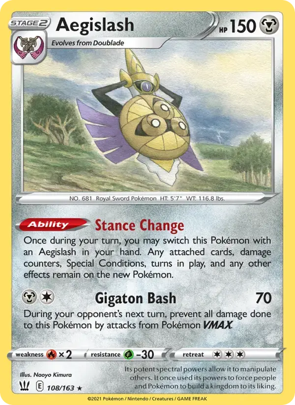 Aegislash #108 — Battle Styles