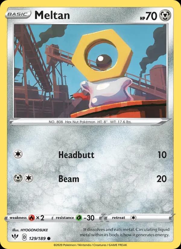 Meltan #129 — Darkness Ablaze