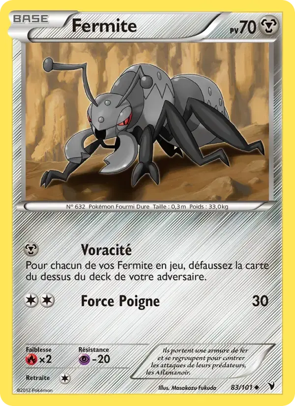 Carte Pokémon Fermite #83 — Nobles Victoires