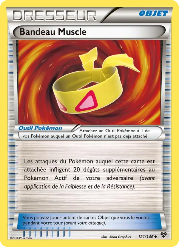 Carte Pokémon Bandeau Muscle #121 — XY