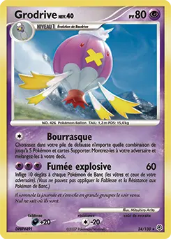 Carte Pokémon Grodrive #24 — Diamant et Perle