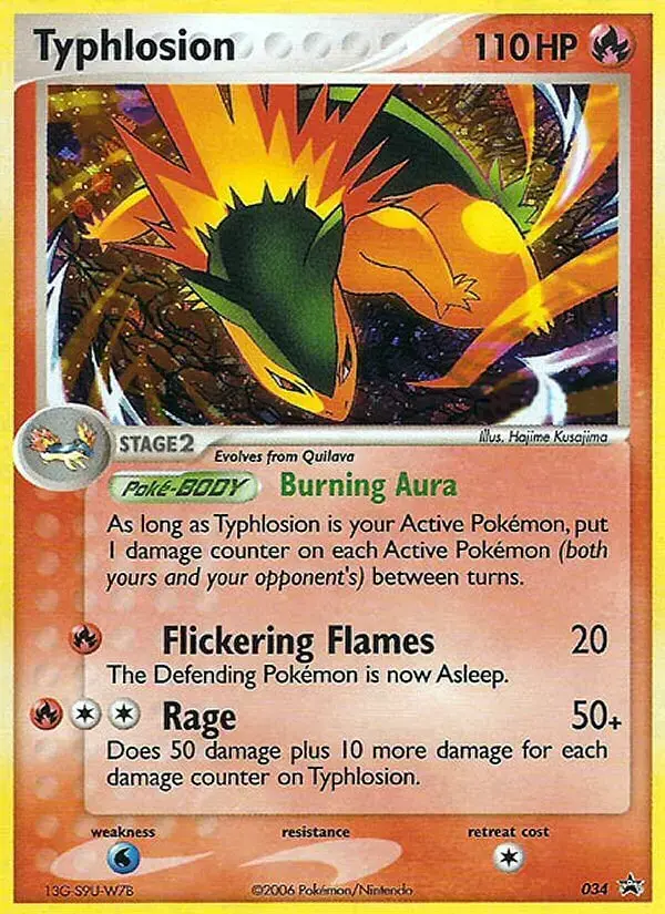 Carte Pokémon Typhlosion #34 — Promos Nintendo