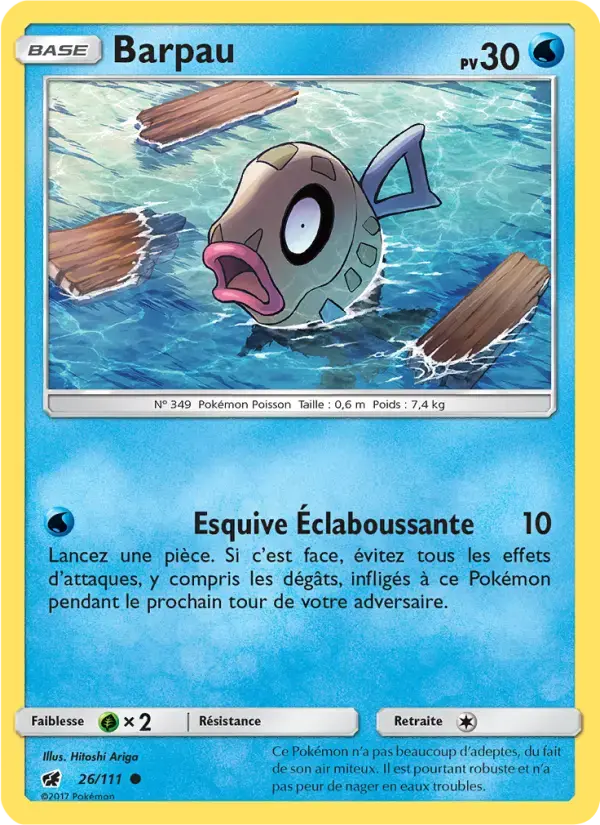 Carte Pokémon Barpau #26 — Invasion Carmin