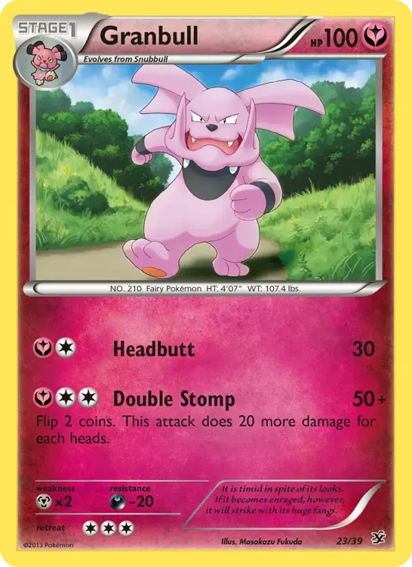 Granbull #23 — Kalos Starter Set