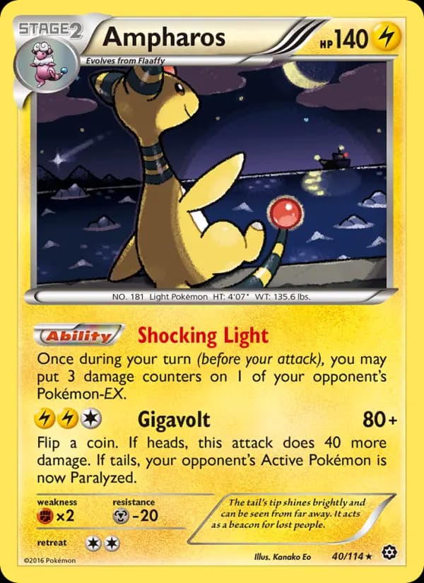 Ampharos #40 — Steam Siege