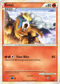 Carte Pokémon Entei #HGSS20 — Promos HeartGold SoulSilver