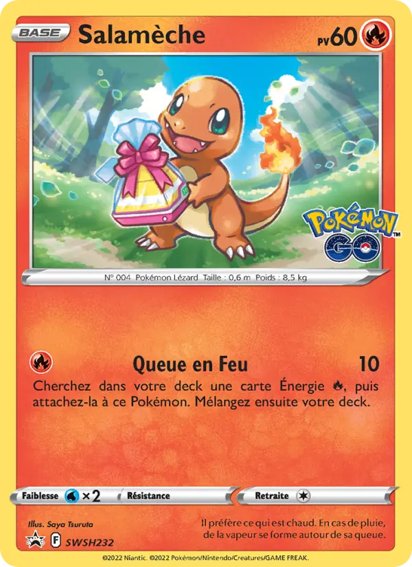 Carte Pokémon Salamèche #SWSH232 — Promos Épée et Bouclier