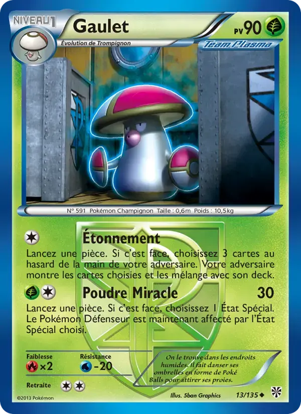 Carte Pokémon Gaulet #13 — Tempête Plasma