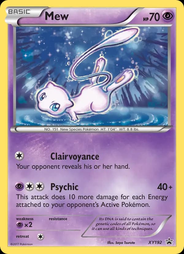 Mew #XY192 — XY Promos