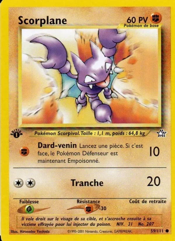 Carte Pokémon Scorplane #59 — Neo Genesis