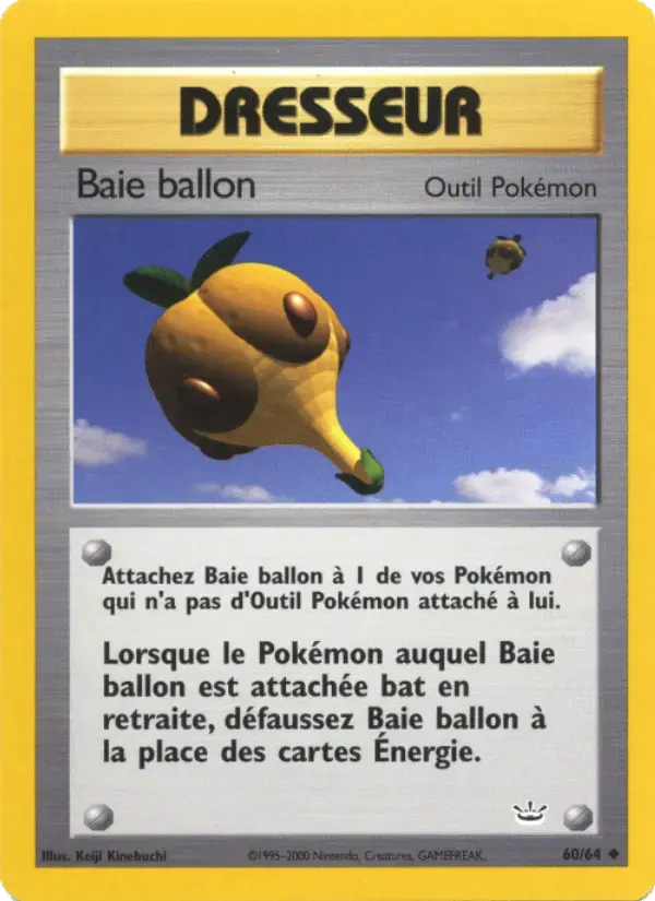 Carte Pokémon Baie ballon #60 — Neo Revelation