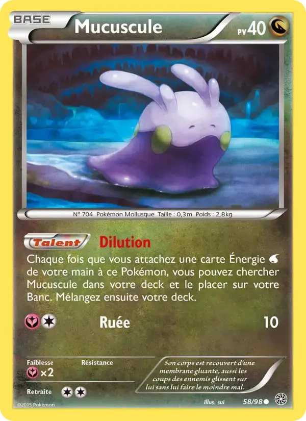 Carte Pokémon Mucuscule #58 — Origines Antiques