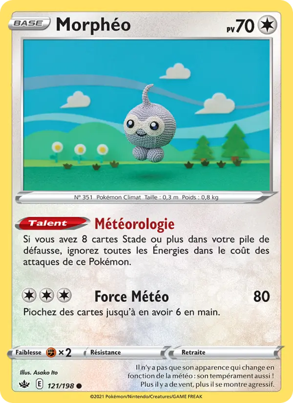 Carte Pokémon Morphéo #121 — Règne de Glace