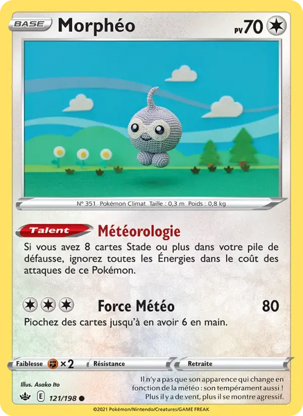 Carte Pokémon Morphéo #121 — Règne de Glace