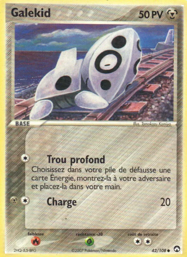 Carte Pokémon Galekid #42 — Gardiens du Pouvoir
