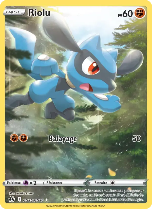 Carte Pokémon Riolu #GG26 — Zénith Suprême