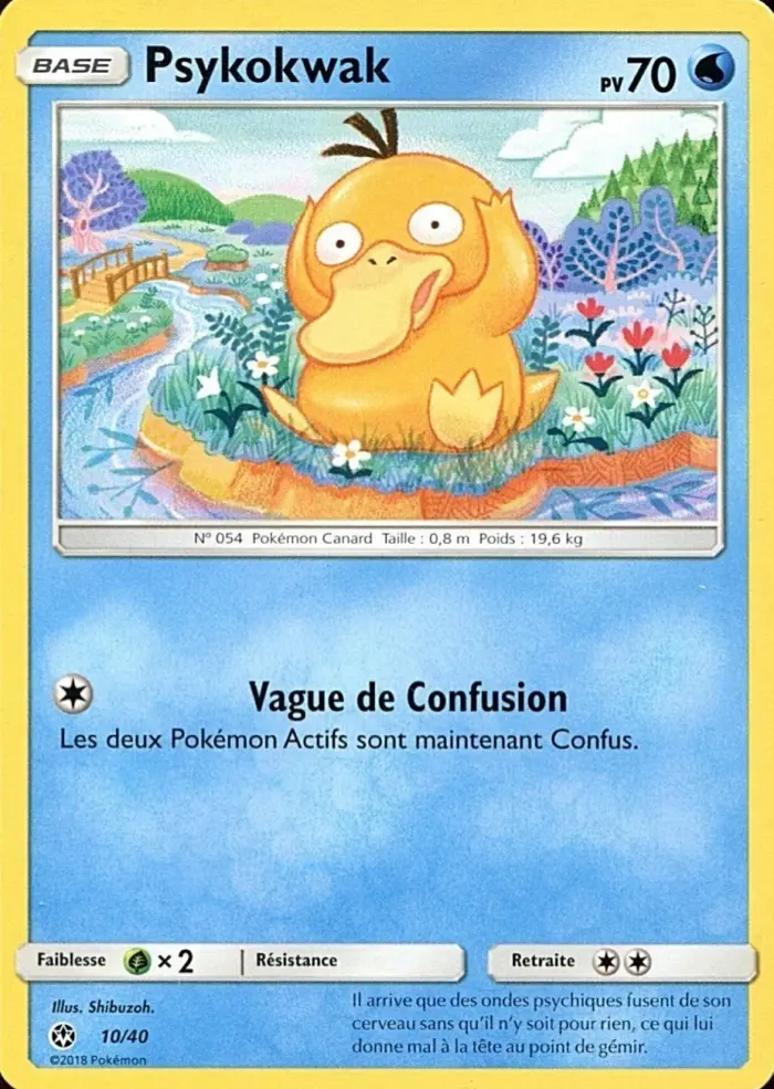 Carte Pokémon Psykokwak #10 — 2018 Promo McDonald's