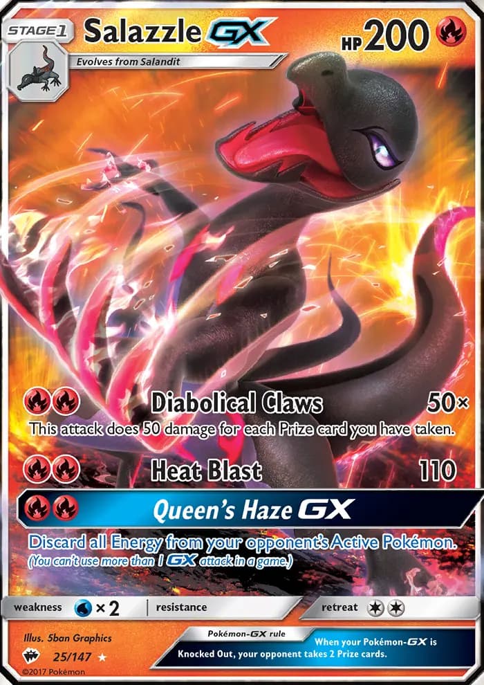 Salazzle GX #25 — Burning Shadows