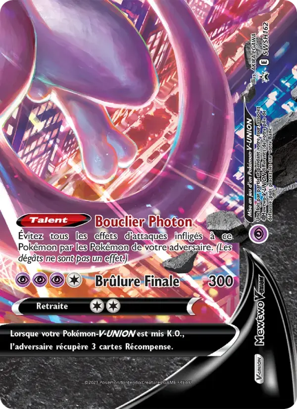 Carte Pokémon Mewtwo V-UNION #SWSH162 — Promos Épée et Bouclier