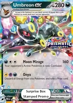 Umbreon ex #060 Stamp — Prismatic Evolutions