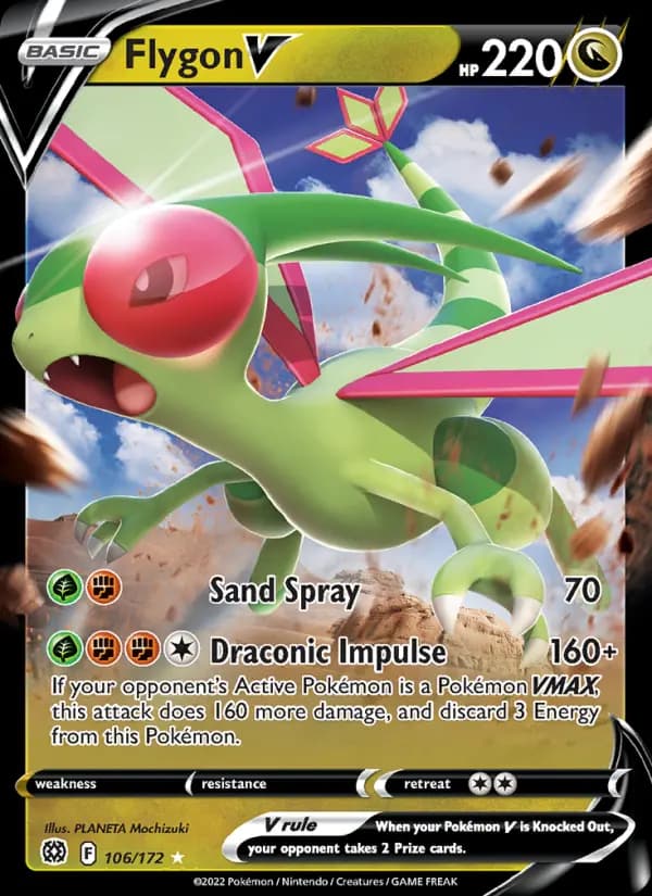 Flygon V #106 — Brilliant Stars