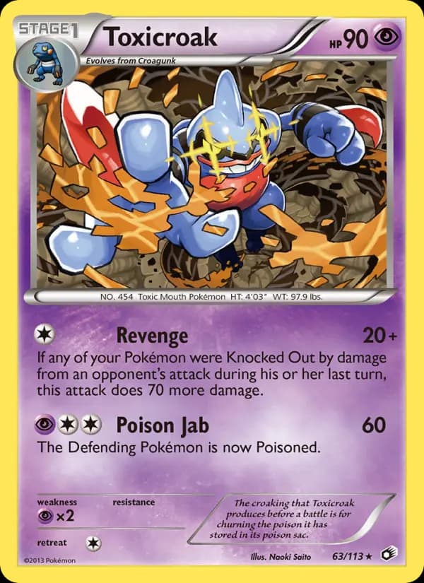 Toxicroak #63 — Legendary Treasures