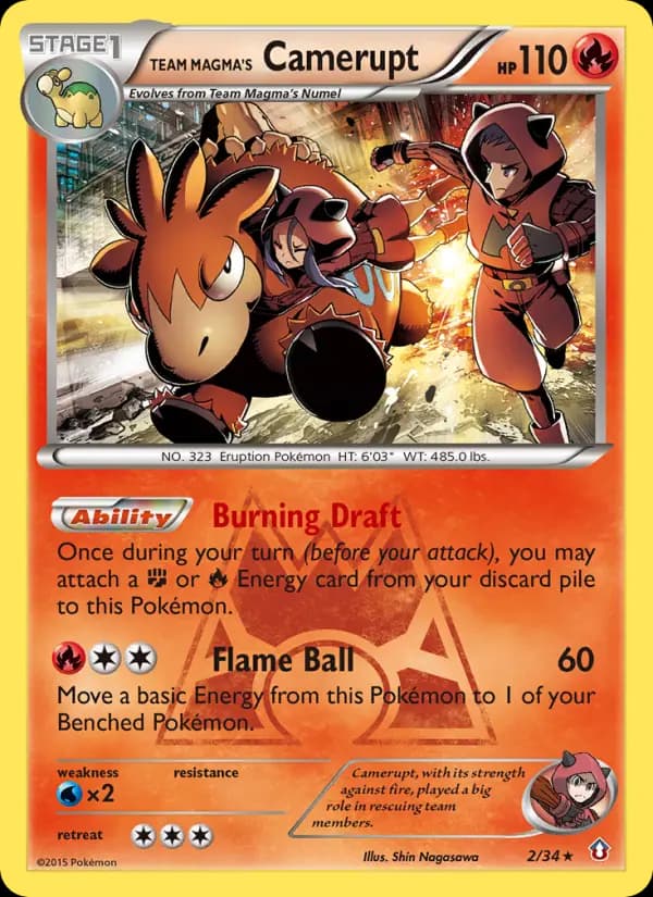 Team Magma's Camerupt #2 — Double Crisis
