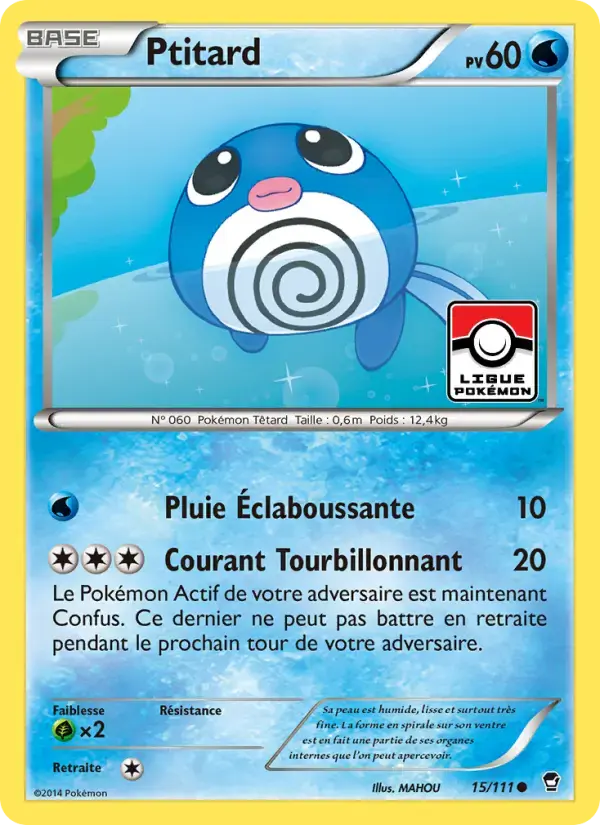 Carte Pokémon Ptitard #15 — Poings Furieux