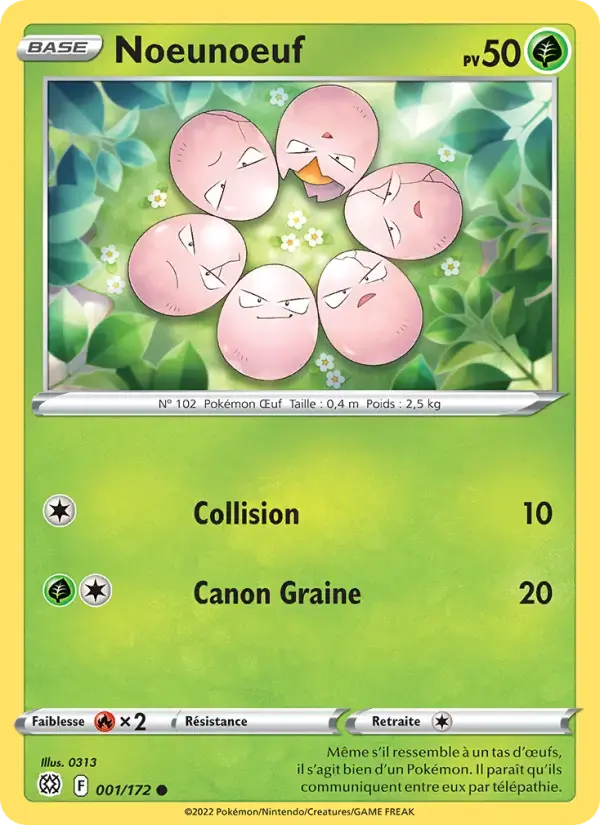 Carte Pokémon Noeunoeuf #001 — Stars Étincelantes