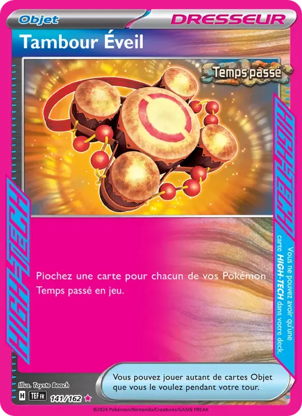 Carte Pokémon Tambour Éveil #141 — Forces Temporelles