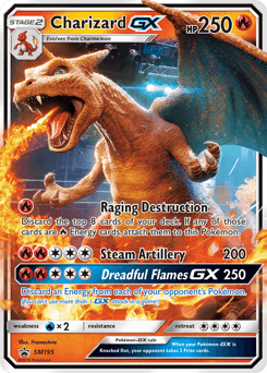Carte Pokémon Dracaufeu GX #SM195 — Promos Soleil et Lune