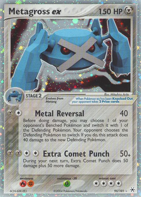 Metagross ex #95 — Hidden Legends