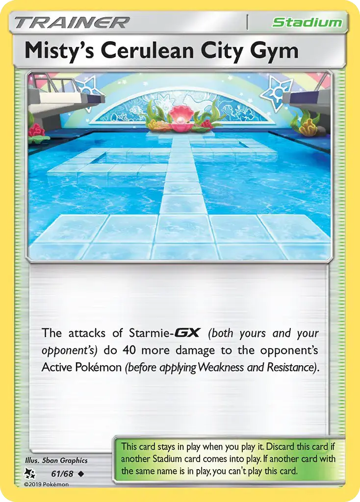 Misty’s Cerulean City Gym #61 — Hidden Fates