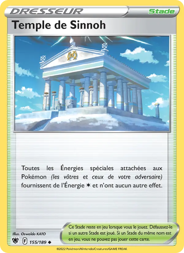 Carte Pokémon Temple de Sinnoh #155 — Astres Radieux