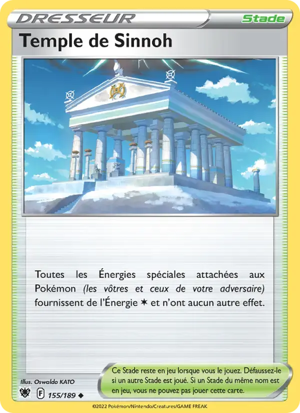 Carte Pokémon Temple de Sinnoh #155 — Astres Radieux