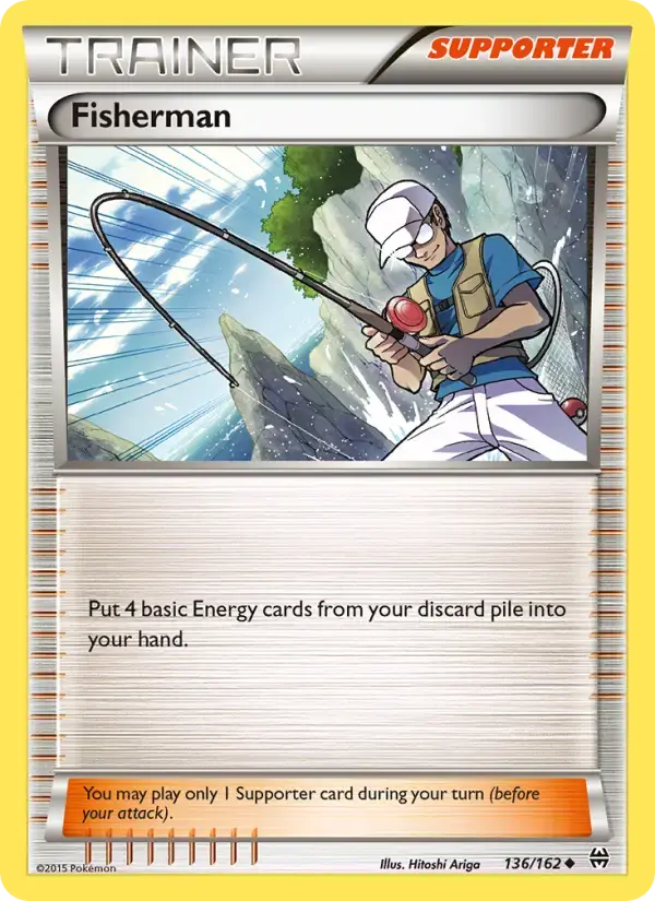 Fisherman #022 — Trading Card Game Classic — Blastoise Deck