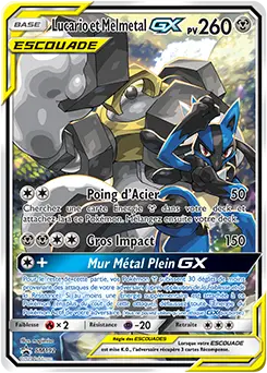 Carte Pokémon Lucario et Melmetal GX #SM192 — Promos Soleil et Lune