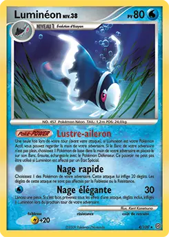 Carte Pokémon Luminéon #4 — Tempête