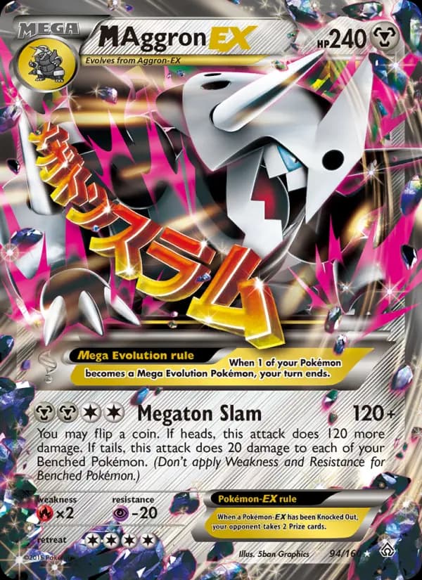 M Aggron EX #94 — Primal Clash