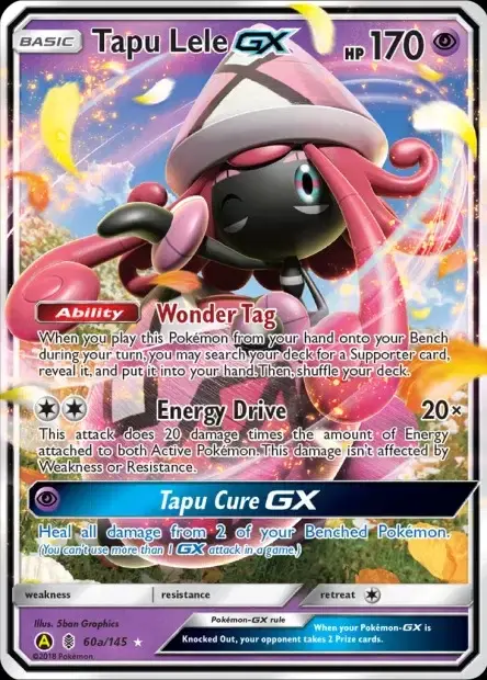 Carte Pokémon Tokopiyon-GX #60a/145 — Jumbo