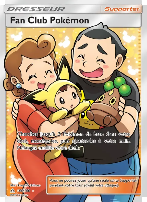 Carte Pokémon Fan Club Pokémon #155 — Ultra-Prisme