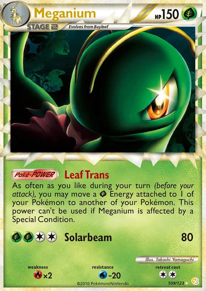 Meganium #109 — HeartGold SoulSilver