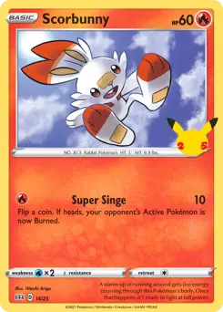 Scorbunny #16 — 2021 McDonald's Collection