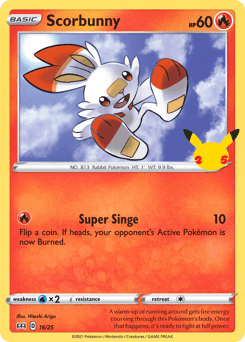 Carte Pokémon Flambino #16 — 2021 Promo McDonald's